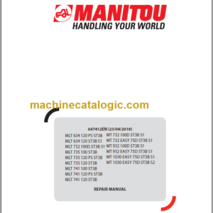 Manitou MLT 741 ST3B Repair Manual