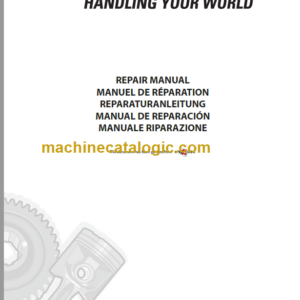 Manitou MLT 742 LSU HLT Series 2-E2 Repair Manual M125EN