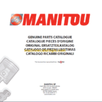 Manitou MLT 634 TURBO SB E2 PARTS CATALOGUE