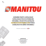 MANITOU M26-2 PARTS CATALOGUE