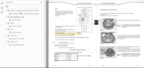 MANITOU ME318 REPAIR MANUAL