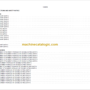 MANITOU M26-2 PARTS CATALOGUE