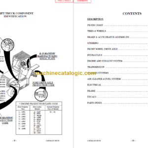 MANITOU S602TC-D PARTS MANUAL