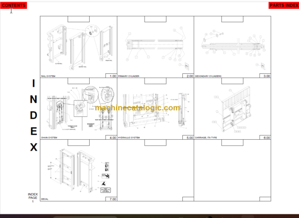 MANITOU 805428 Series Parts Manual