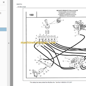 Manitou MVT 735 PARTS CATALOGUE