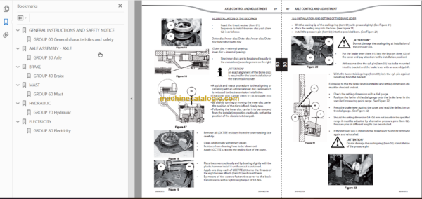 MANITOU ME318 REPAIR MANUAL