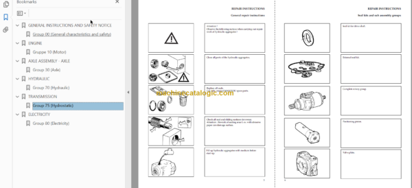 Manitou MLT 742 LSU HLT Series 2-E2 Repair Manual M125EN