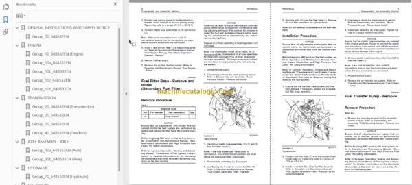 MHT 860 L M Series Perkins Engine Repair Manual