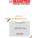 Manitou MLT-X 841 145 PS+ Y ST3A S1 Operator's Manual