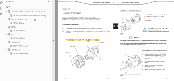 MANITOU ME315 REPAIR MANUAL