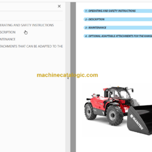 Manitou MLT-X 841 145 PS+ Y ST3A S1 Operator’s Manual