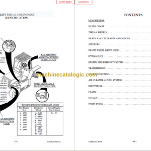 MANITOU S604TC-D PARTS MANUAL