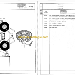 Manitou MVT 935 PARTS CATALOGUE