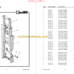 MANITOU 7700 Series Parts Manual