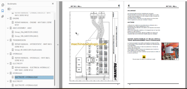 MHT 860 L M Series REPAIR MANUAL