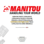 Manitou MVT 665 T E2 COMFORT LINE PARTS MANUAL