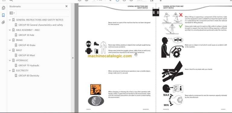MANITOU ME315 Series 2 REPAIR MANUAL