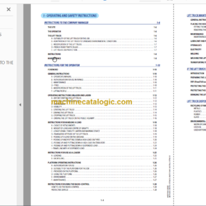 Manitou MLT-X 841 Operator’s Manual