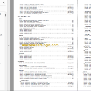 Manitou MLT 731 TURBO LSU SB E2 PARTS CATALOGUE