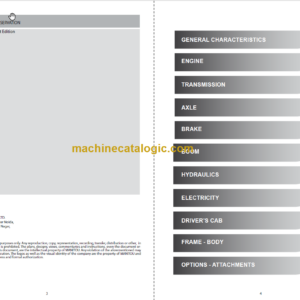 Manitou MXT 1740 Perkins engine Repair Manual