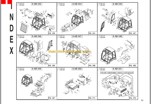 Manitou MLA 628-120 LSU POWERSHIFT SERIES 3-E2 PARTS MANUAL