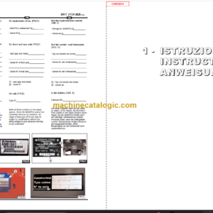 Manitou MRT 2150 M SERIES OPERATOR SERVICE MANUAL