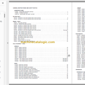 Manitou MLT 732 100D ST3BS1 PARTS CATALOGUE