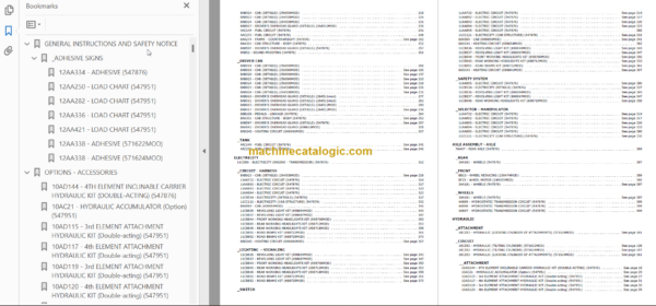 MANITOU MSI 20D PARTS CATALOGUE