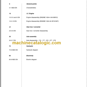 MANITOU M30-2 REPAIR MANUAL