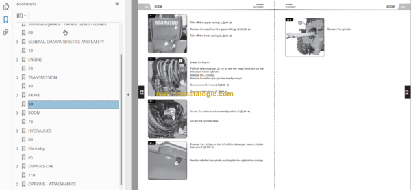 Manitou MLT 630 ST4 S2 Repair Manual