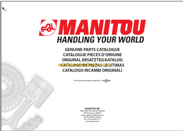 Manitou MLT-X 735 120 LSU PS S6 E3 CATALOGUE