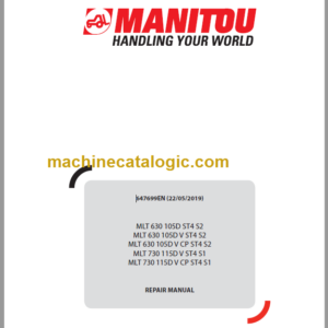 Manitou MLT 730 ST4 Repair Manual