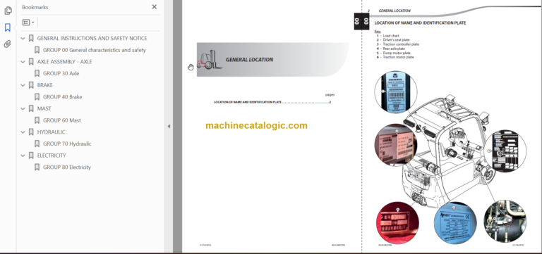 MANITOU ME316 REPAIR MANUAL