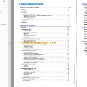 Manitou MLT-X 1041 145 PS+ L Y ST3A S1 Operator’s Manual