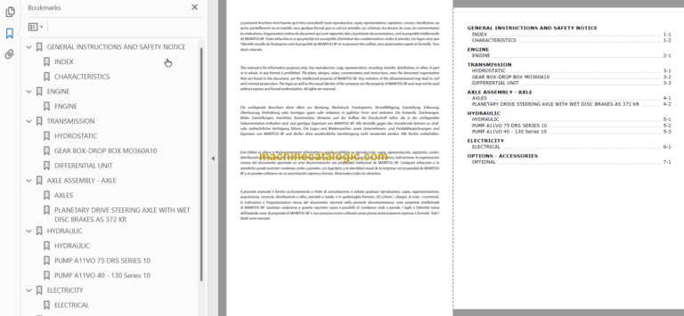 MHT 990 MHO 11 REPAIR MANUAL