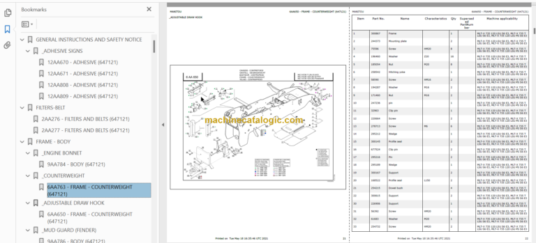 Manitou MLT-X 735 120 LSU PS S6 E3 CATALOGUE