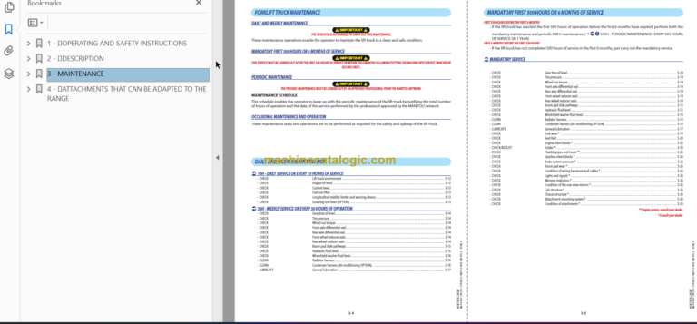 Manitou MLT-X 1041 145 PS+ L Y ST3A S1 Operator's Manual