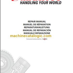 MANITOU ME316 Series 2 REPAIR MANUAL