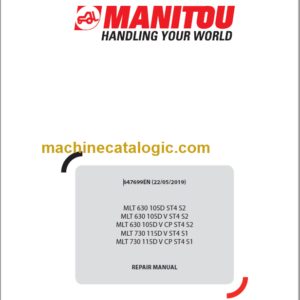 Manitou MLT 730 ST4 S1 Repair Manual