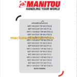 Manitou MRT-X 1440 EASY 75P 400 ST3A S2 REPAIR MANUAL