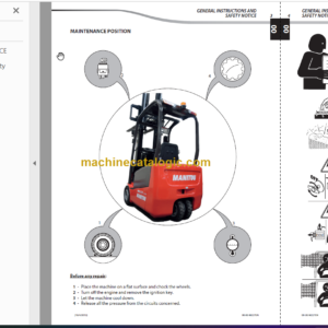 MANITOU ME316 Series 2 REPAIR MANUAL