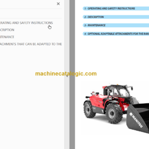 Manitou MLT-X 1041 Operator’s Manual