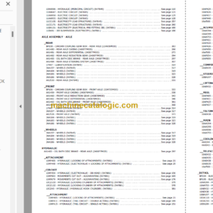 Manitou MLT 634 PS SB E2 Part Catalogue