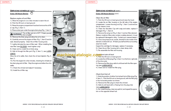 MANITOU M230 430 240 440 250 450-B426D OPERATOR SERVICE MANUAL