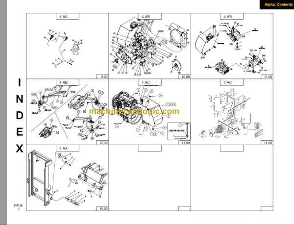 MANITOU M30-2 TIER III PARTS MANUAL