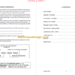 MANITOU 7900-7900A Series Parts Manual