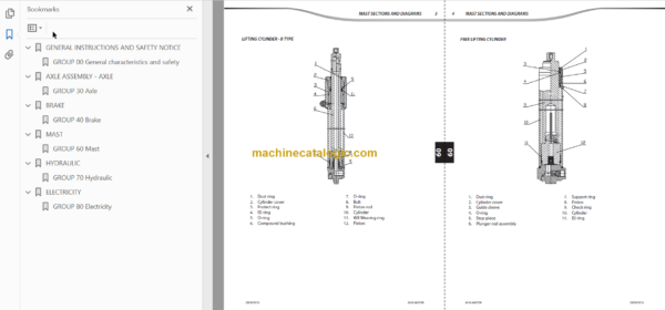 MANITOU ME316 Series 2 REPAIR MANUAL