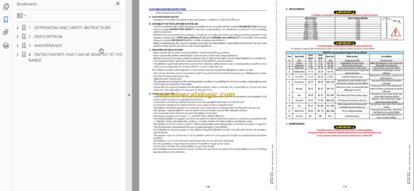 Manitou MLT-X 1041 Operator's Manual