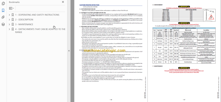 Manitou MLT-X 1041 Operator's Manual