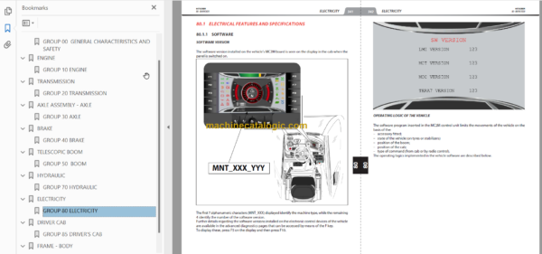 Manitou MRT-X 1440 EASY 75P 400 ST3A S2 REPAIR MANUAL